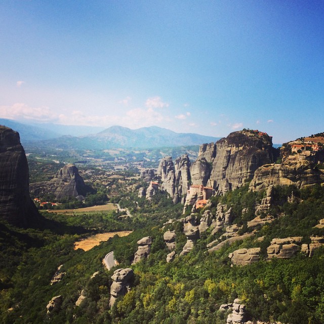Meteora: you can not feel it on any photo